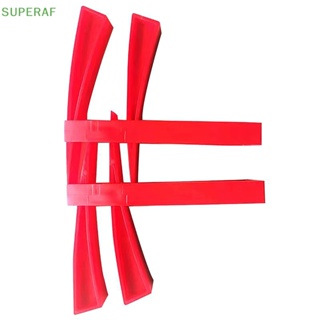 Superaf ชะแลงพลาสติก สีแดง สําหรับซ่อมแซมประตู หน้าต่างรถยนต์