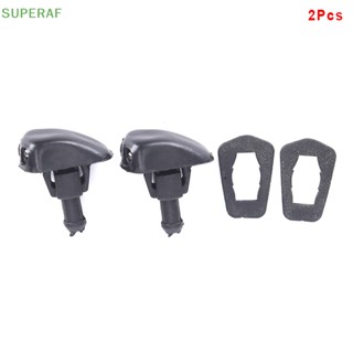 Superaf หัวฉีดที่ปัดน้ําฝนกระจกหน้าต่างรถยนต์ 2 ชิ้น