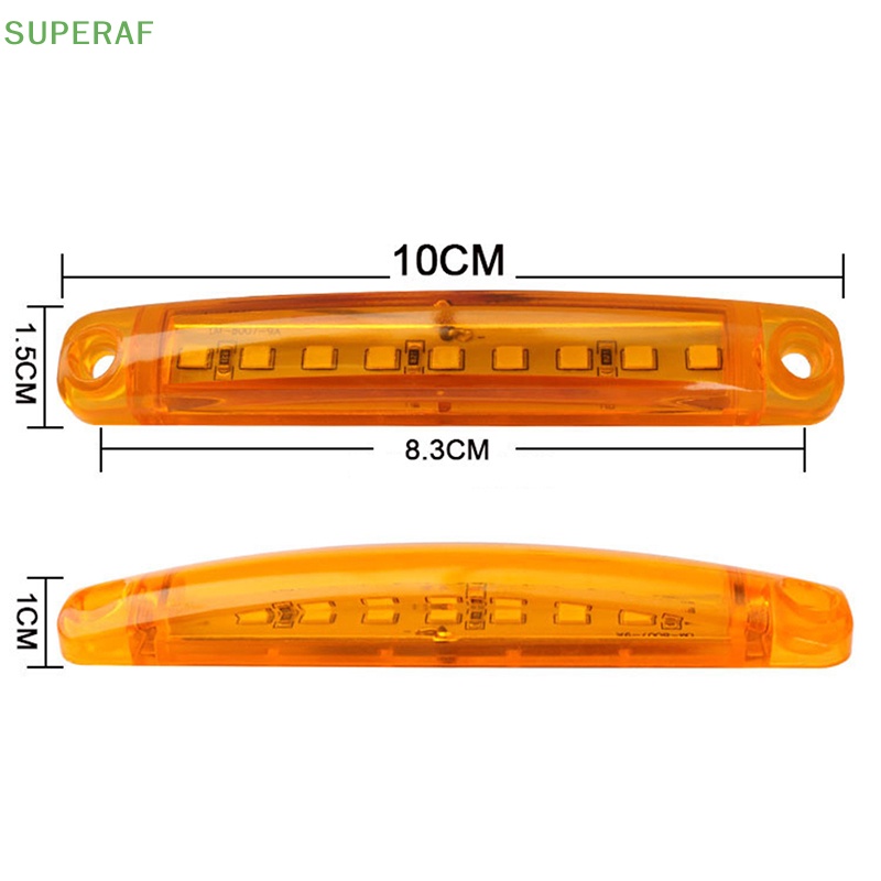 superaf-ขายดี-โคมไฟสัญญาณ-led-9-ดวง-แรงดันไฟฟ้ากว้าง-12v24v-สําหรับติดด้านข้างรถบรรทุก