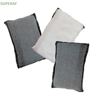 Superaf ฟองน้ําสองด้าน สําหรับขัดภายในรถยนต์ 1 ชิ้น 3 ชิ้น