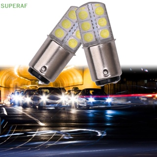 Superaf ขายดี หลอดไฟเบรก LED DRL 1157 5050 12SMD สําหรับจอดรถยนต์ 2 ชิ้น