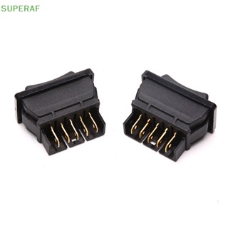 Superaf DPDT DC 12V 20A สวิตช์หน้าต่างรถยนต์ 5 pins สีดํา ขายดี