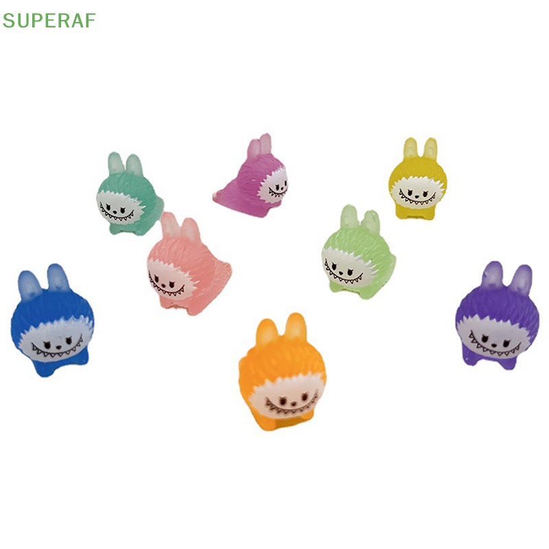 superaf-แดชบอร์ดเรซิ่น-เรืองแสง-ขนาดเล็ก-ลายการ์ตูน-สําหรับตกแต่งรถยนต์-บ้าน-2-ชิ้น