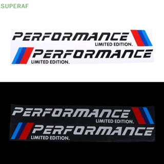 Superaf ขายดี สติกเกอร์สะท้อนแสง ติดประตูรถยนต์ M Performance Limited Edition 2 ชิ้น