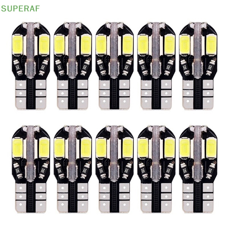 superaf-ขายดี-หลอดไฟ-led-8-ดวง-canbus-t10-194-168-w5w-5730-สีขาว-สําหรับติดด้านข้างรถยนต์-10-ชิ้น