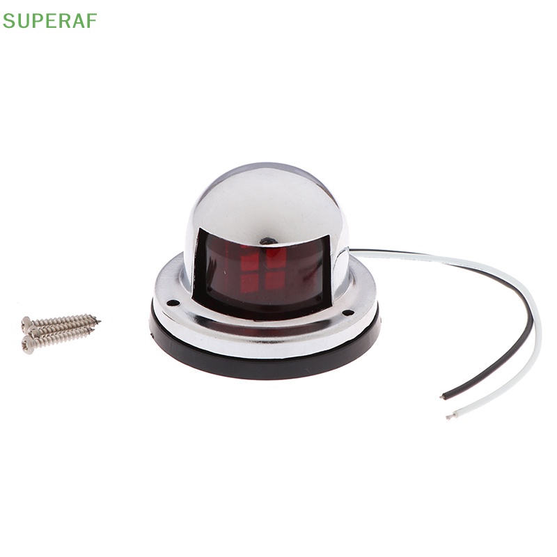 superaf-ขายดี-หลอดไฟนําทาง-led-สเตนเลส-สีแดง-และสีเขียว-สําหรับเรือยอร์ช-2-ชิ้น