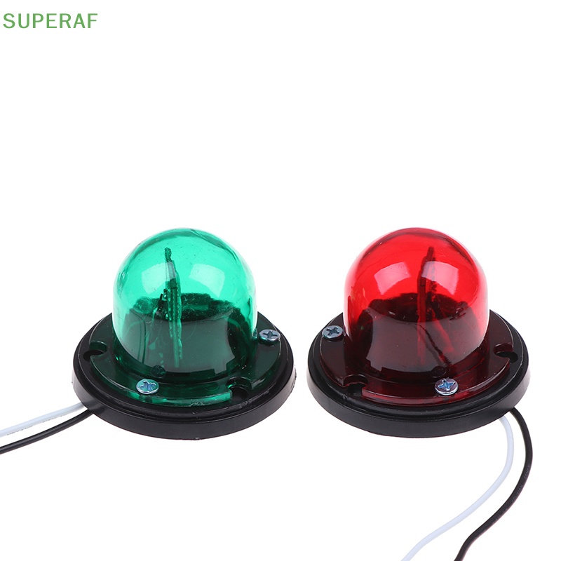 superaf-ขายดี-หลอดไฟนําทาง-led-สเตนเลส-สีแดง-และสีเขียว-สําหรับเรือยอร์ช-2-ชิ้น