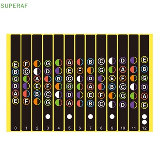 Superaf ขายดี สติกเกอร์ฉลากเฟรตบอร์ด ติดเฟรตกีตาร์ สําหรับกีตาร์