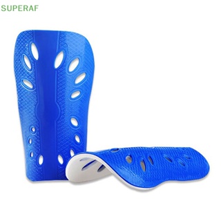 Superaf แผ่นพลาสติก ป้องกันขา ระบายอากาศ เหมาะกับเด็ก และผู้ใหญ่ สําหรับเล่นฟุตบอล จํานวน 1 คู่