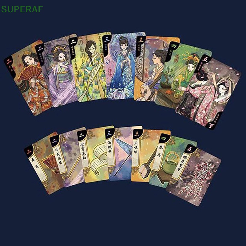 superaf-hanamikoji-การ์ดเกมกระดาน-เล่นง่าย-สําหรับงานปาร์ตี้