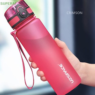 Superaf ขวดน้ําพลาสติก ปลอด BPA ขนาด 1000 มล. แบบพกพา กันรั่ว สําหรับเล่นกีฬา