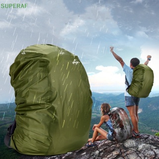 Superaf ผ้าคลุมกระเป๋าเป้สะพายหลัง กันน้ํา กันฝน สําหรับกระเป๋าเป้สะพายหลัง 35 ลิตร 45 ลิตร 55 ลิตร