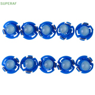 Superaf ฐานหลอดไฟ led T3 สีฟ้า สําหรับแดชบอร์ด 10 ชิ้น
 มาแรง