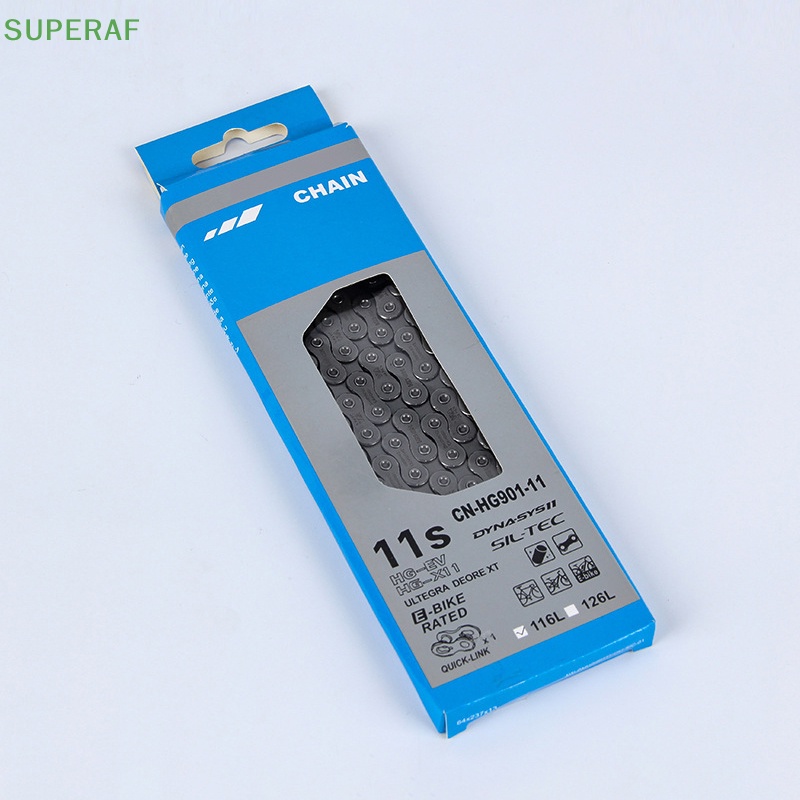 superaf-โซ่จักรยาน-11-ความเร็ว-hg901-11v-116-ลิงค์-อุปกรณ์เสริม-สําหรับจักรยานเสือภูเขา