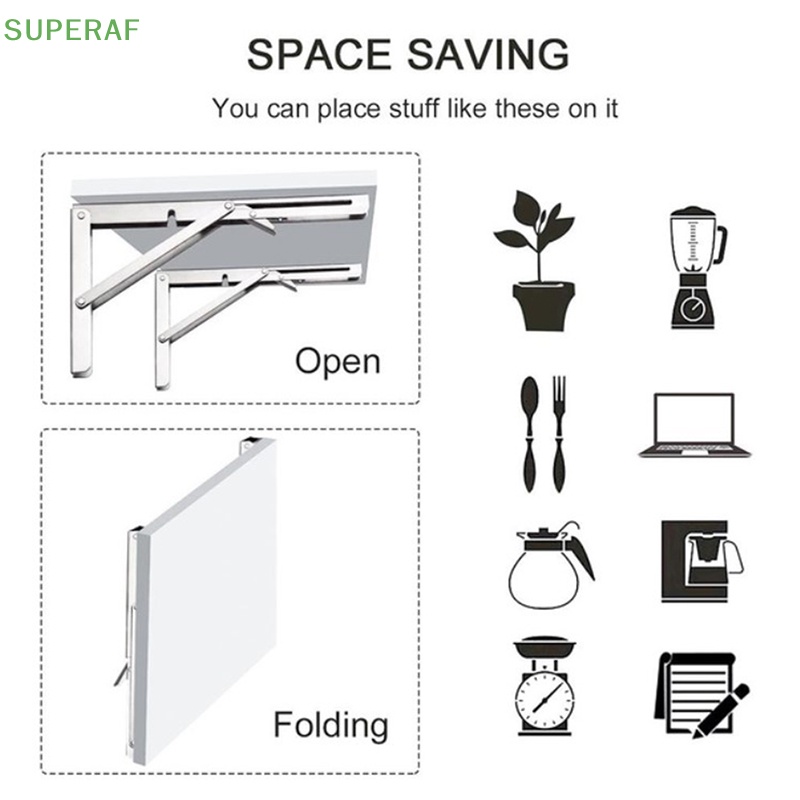 superaf-ชั้นวางของ-ทรงสามเหลี่ยม-พับได้-รองรับของหนัก-ปรับได้-ติดผนัง-ขายดี