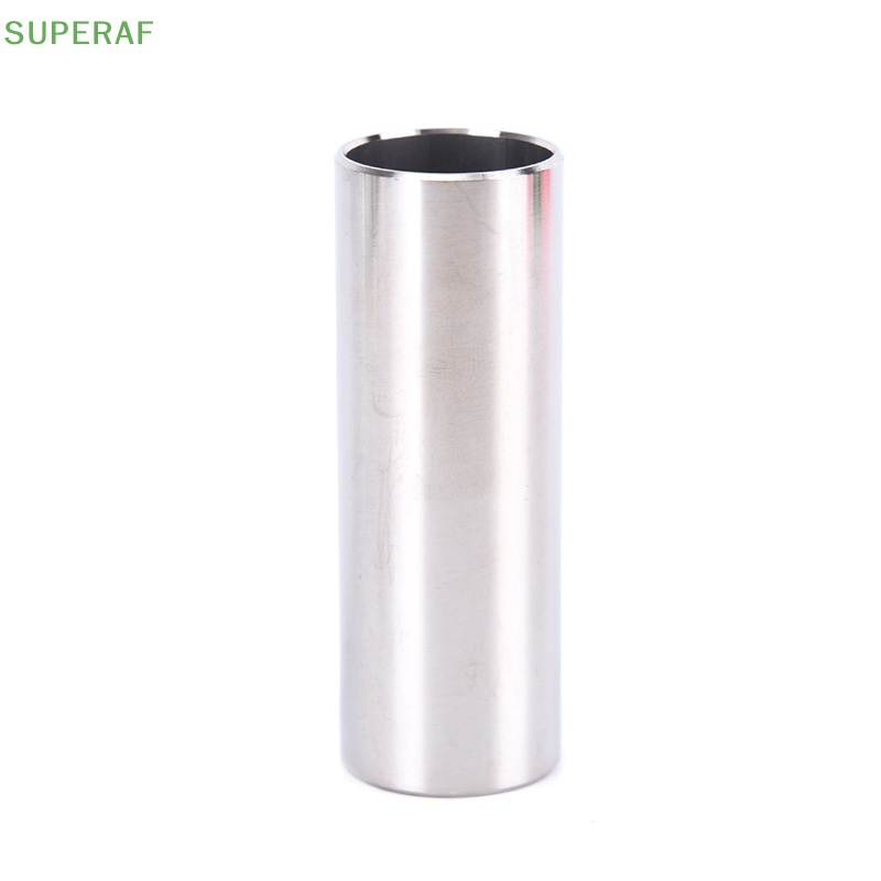 superaf-สไลด์กีตาร์ไฟฟ้า-ชุบโครเมี่ยม-สีฟ้า