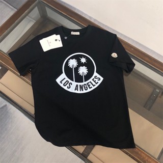 Mo55ncl-เสื้อยืดลําลอง แขนสั้น คอกลม พิมพ์ลาย แฟชั่น สําหรับผู้ชาย และผู้หญิง Fguyh