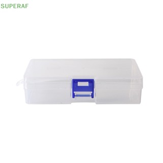 Superaf กล่องพลาสติกใส สําหรับใส่เหยื่อตกปลา 1 ชิ้น