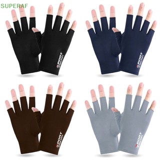 Superaf ถุงมือตกปลา ป้องกันการลื่นไถล ป้องกันรังสียูวี แฟชั่นฤดูใบไม้ผลิ ฤดูร้อน สําหรับผู้ชาย ผู้หญิง
