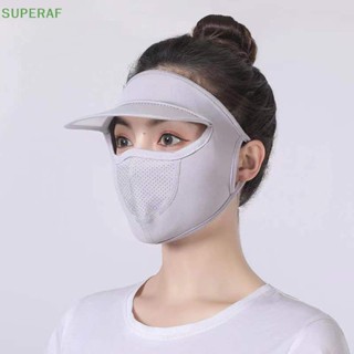 Superaf หน้ากาก ผ้าเรยอน แบบบาง ระบายอากาศ ป้องกันรังสียูวี สําหรับผู้หญิง ขายดี