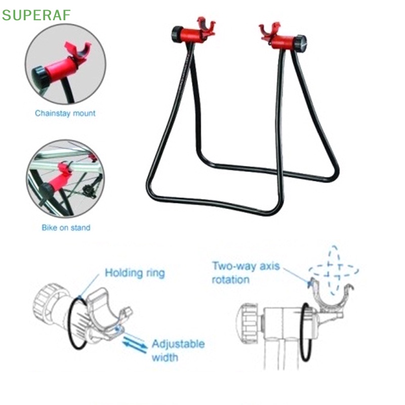 superaf-ขาตั้งจักรยาน-ทรงสามเหลี่ยม-แนวตั้ง-พับได้-อุปกรณ์เสริม-สําหรับจักรยานเสือภูเขา