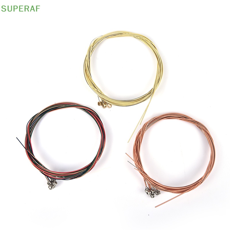 superaf-สายกีตาร์อะคูสติก-กันฝน-สําหรับกีตาร์โฟล์ค-ขายดี-6-ชิ้น-ต่อชุด