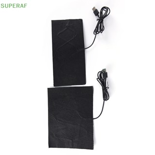 Superaf เครื่องทําความร้อนไฟฟ้า คาร์บอนไฟเบอร์ 5V สีดํา