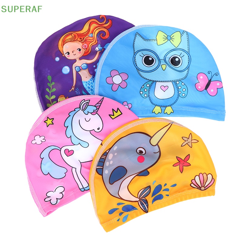 superaf-หมวกว่ายน้ํา-ลายการ์ตูน-สําหรับเด็กผู้ชาย-และเด็กผู้หญิง-2-5-ปี-ขายดี