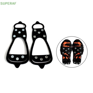 Superaf ที่ครอบรองเท้า กันลื่น กันหิมะ สําหรับกลางแจ้ง ขายดี