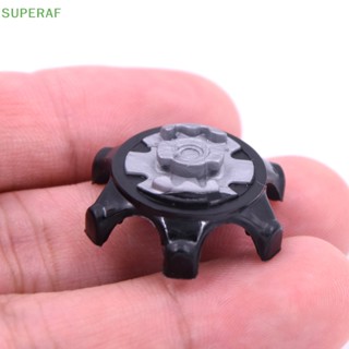 Superaf ขายดี เข็มหมุดรองเท้ากอล์ฟ TPR 1/4 แบบเปลี่ยน 14 ชิ้น ต่อล็อต