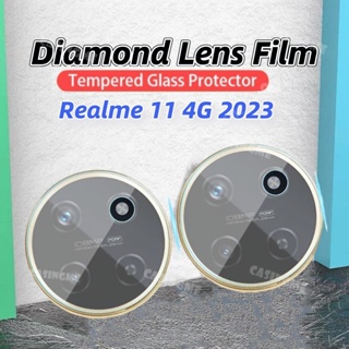 กระจกนิรภัยกันรอยเลนส์กล้อง 3D แบบใส สําหรับ Realme 11 4G 2023 Realme 11 Pro Plus 5G 4G Realme11 11Pro NFC 2023