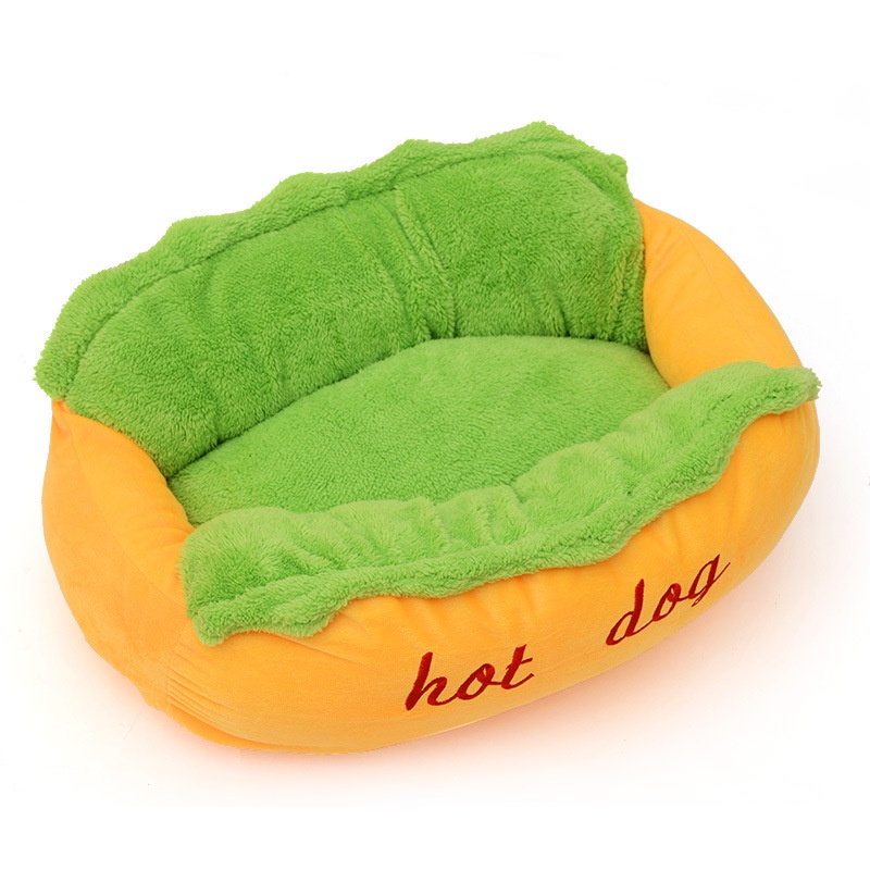 pp-hot-dog-shape-เตียงสัตว์เลี้ยงนวัตกรรมที่ถอดออกได้ฤดูใบไม้ร่วงฤดูหนาว-warm-sleeping-mat-สำหรับแมวสุนัข