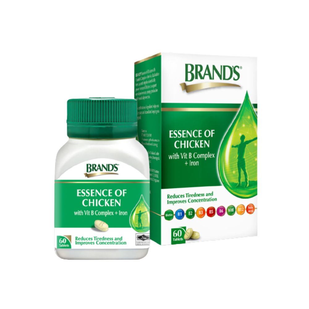 BRAND'S Essence Of Chicken With Iron And Vitamin B Complex แบรนด์เม็ด ...
