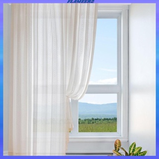 [Flameer2] ผ้าม่านหน้าต่าง น้ําหนักเบา ระบายอากาศ สไตล์ยุโรป สําหรับตกแต่งห้องนั่งเล่น ห้องรับประทานอาหาร สํานักงาน