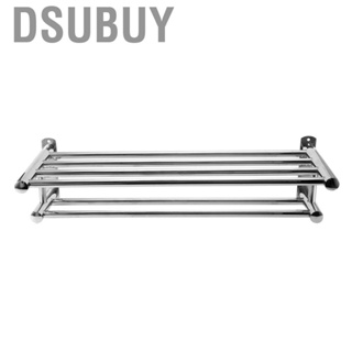 Dsubuy Bright Mirror Effect  Double-layer Stainless Steel Towel Bars