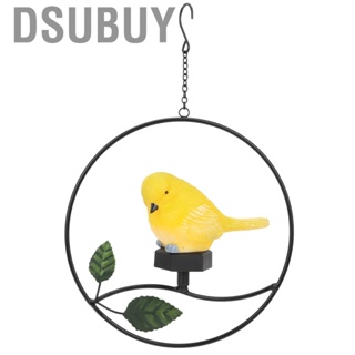 Dsubuy Solar Power Bird Decorative  Light Hanging Lamps For Garden Yar SS