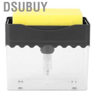 Dsubuy Kitchen Automatic Detergent Dispenser Container With  Washing Sponge Ac