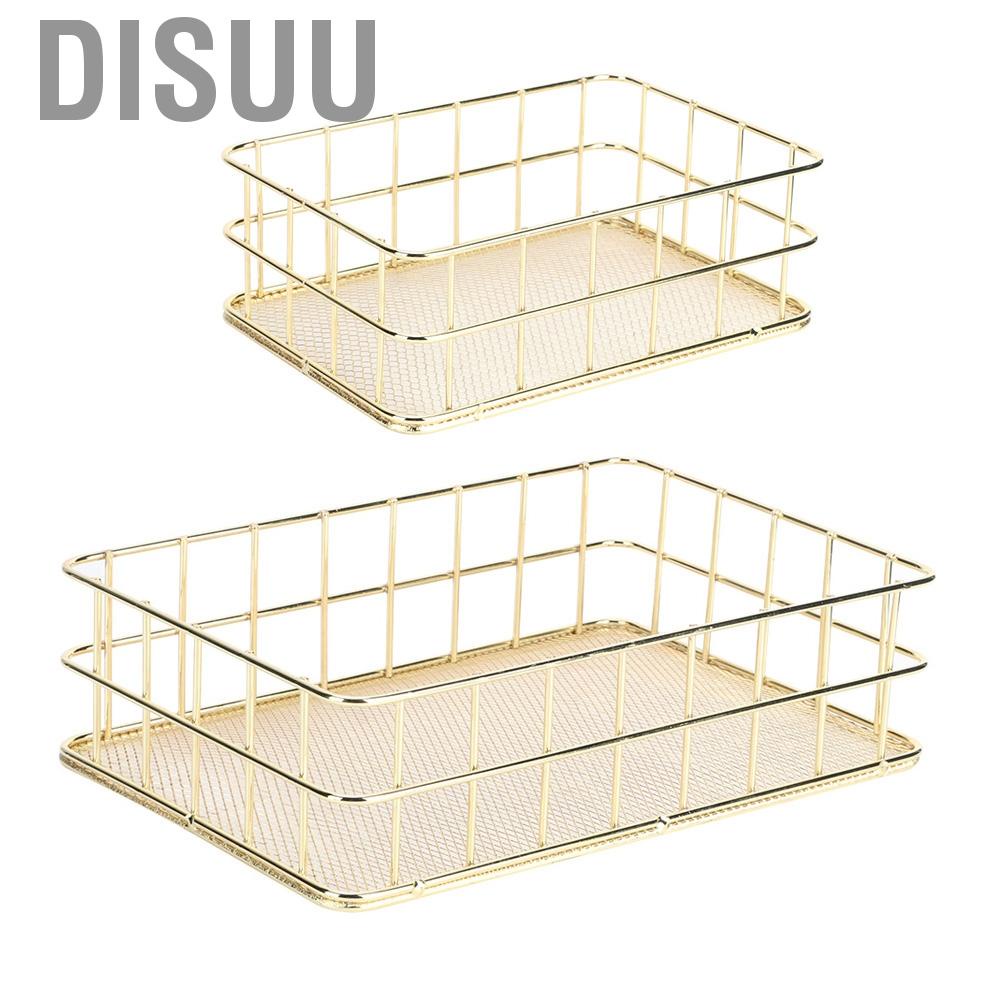 disuu-golden-iron-storage-multifunctional-wire-mesh-desktop-organize-hg