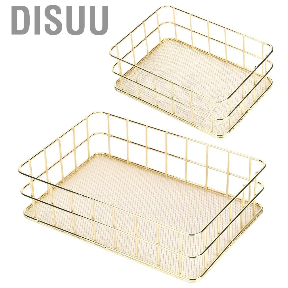 disuu-golden-iron-storage-multifunctional-wire-mesh-desktop-organize-hg