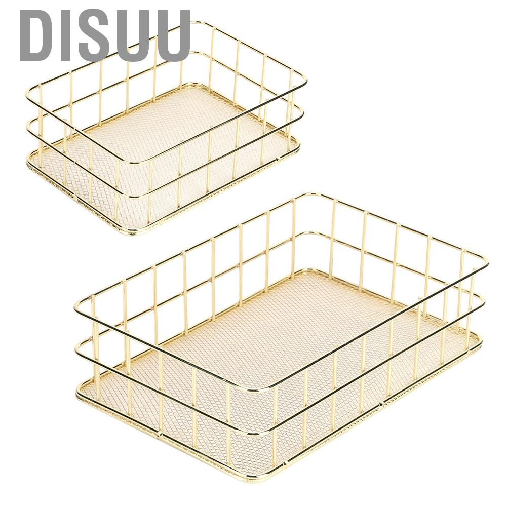 disuu-golden-iron-storage-multifunctional-wire-mesh-desktop-organize-hg