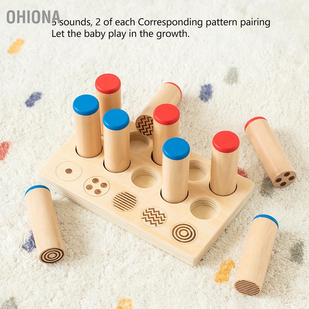 ohiona-ไม้กระบอกเสียงของเล่น-sensory-integration-การฝึกอบรมการศึกษาชุดแท่งเสียง