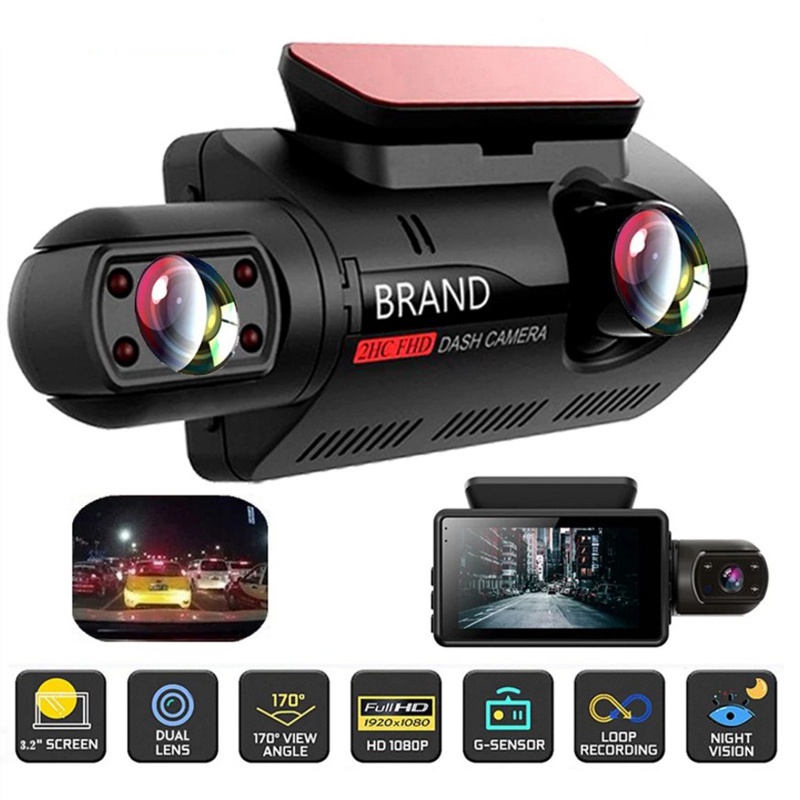 fhd-ใหม่-กล้องบันทึกวิดีโอ-dvr-1080p-เลนส์คู่-3-0-นิ้ว-dvr-สีดํา-nb91