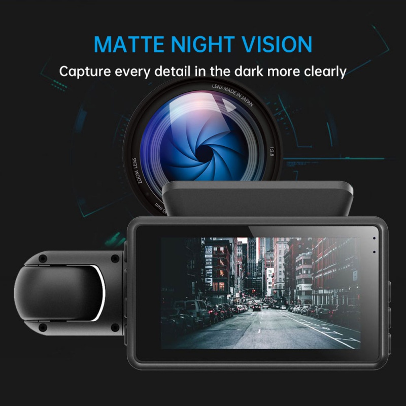 fhd-ใหม่-กล้องบันทึกวิดีโอ-dvr-1080p-เลนส์คู่-3-0-นิ้ว-dvr-สีดํา-nb91