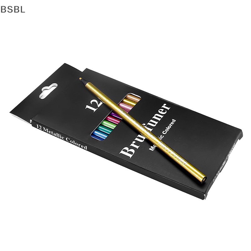 bsbl-ดินสอสีเมทัลลิก-12-สี-สําหรับวาดภาพ-ร่างภาพ