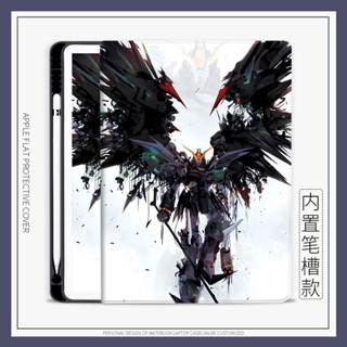 เคส ลายกันดั้ม Death Note พร้อมช่องใส่ปากกา สําหรับ iPad 2022 pro11 10.9 gen10 iPad mini4 5 6 air4 5 10.2 gen7 8 9 iPad gen5 6 air1 2