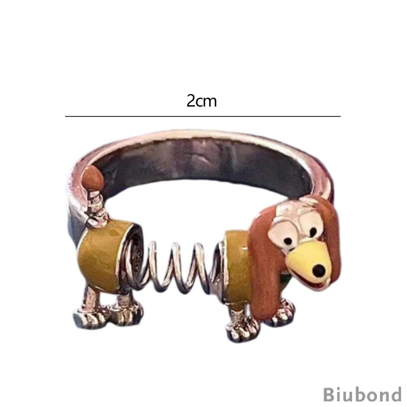biubond-แหวนอัลลอย-รูปสัตว์-สุนัข-แฮนด์เมด-เครื่องประดับ-ของขวัญ-สําหรับผู้ชาย