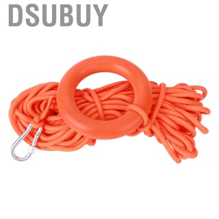 Dsubuy Safety Rope  10mm Diameter 30m Long Life‑Saving Line Non‑Reflective with Pull‑Ring fishing rope