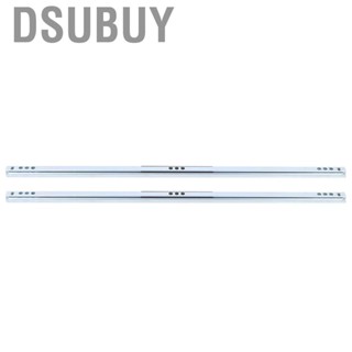 Dsubuy 2Pcs/Set 450x17mm Drawer Steel Ball Slide Rail Hardware Accessory For Cabinet US