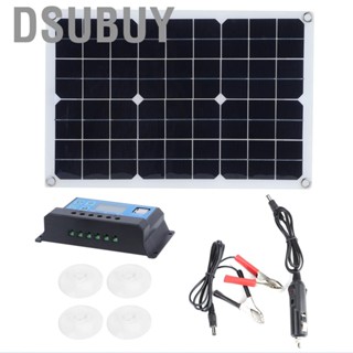 Dsubuy Solar Panel System Dual Output  20W 5V USB For Outdoor