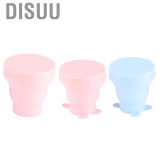 Disuu Portable Folding Cup  Expandable Silicone Water Collapsible Travel Mug for Outdoor Camping Picnic Household